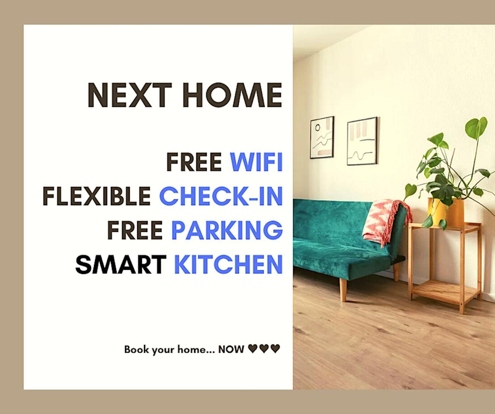 Next Home - Free Parking & Wifi - Badewanne Duisburg Exteriér fotografie
